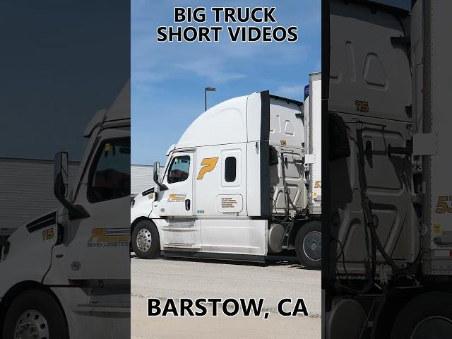 BIG TRUCK SHORT VIDEOS #00687 / BARSTOW, CA #automobile #semitrailer #trucking