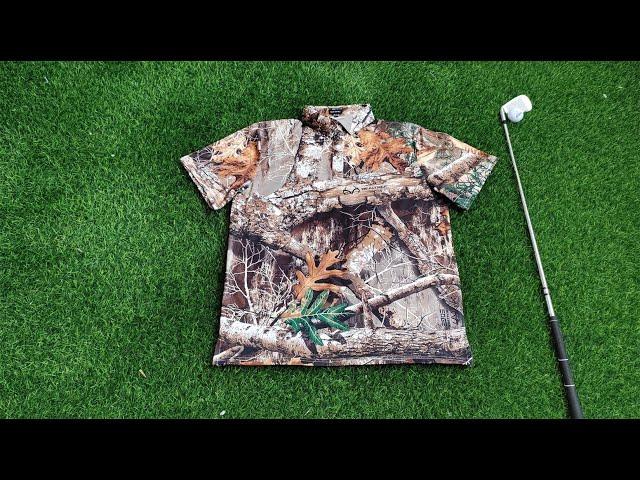 Golf Gentry men's Realtree Edge golf polo