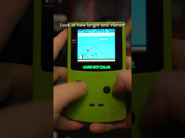 Gameboy Color IPS mod #shorts