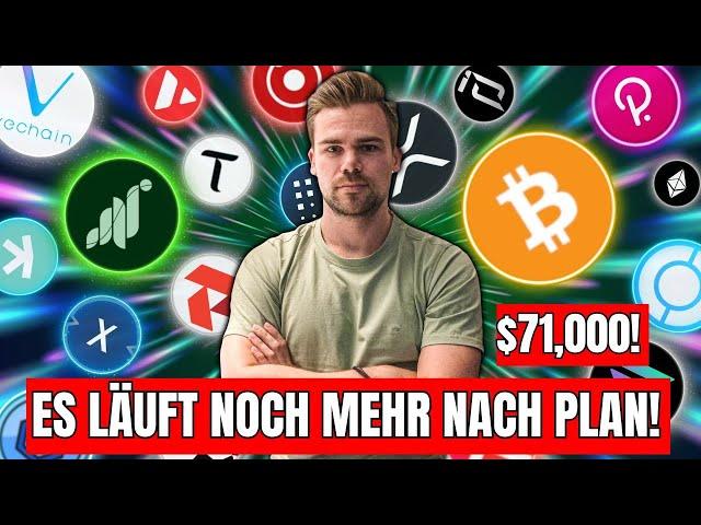 Bitcoin: $71,000! & Alles läuft noch mehr nach Plan, als ohnehin schon! | Grass Giveaway