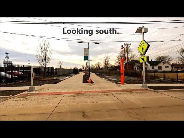 Joe Louis Greenway Update: Fullerton Area Almost Finished. March, 2025. Littlefield Community.