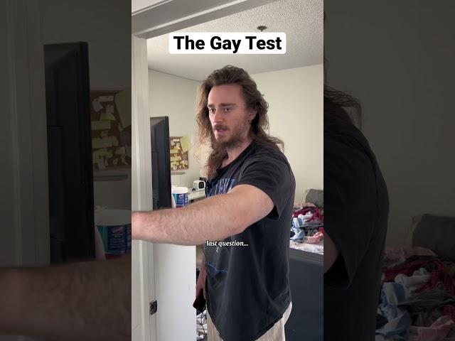 the gay test #shorts #comedy #funny