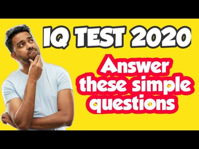 IQ TEST 2020