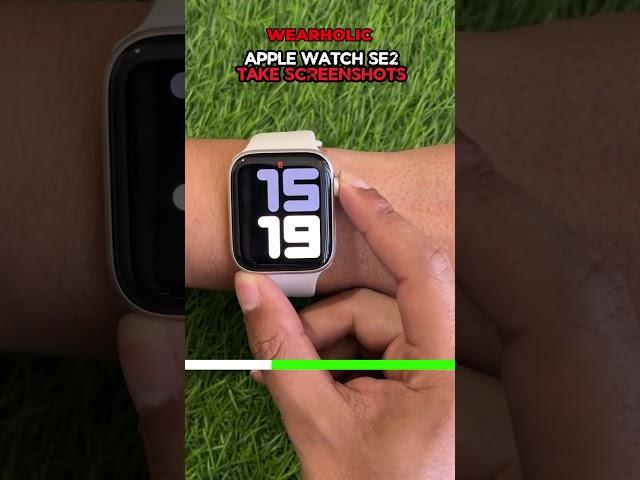 Screenshots On Apple Watch SE 2 ⌚ #shorts #wearholic #applewatchse2