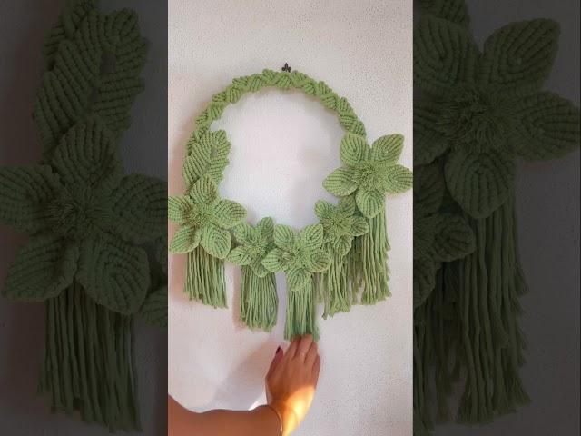 Ghirlanda Macrame Flowers  #macrametutorial #macrameflower