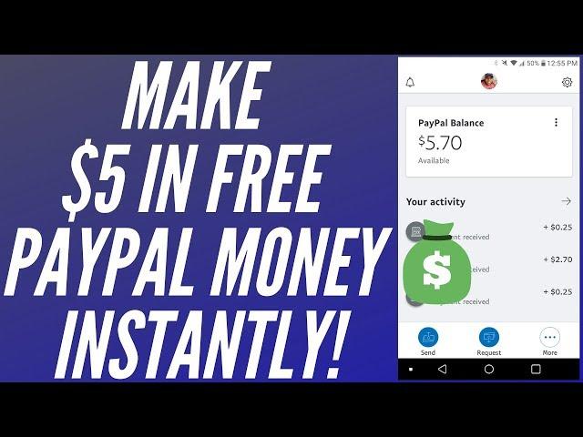 How To Get $5 in Free PayPal Money On Your Phone Instantly! (2022) | Earn Free PayPal Cash Fast!