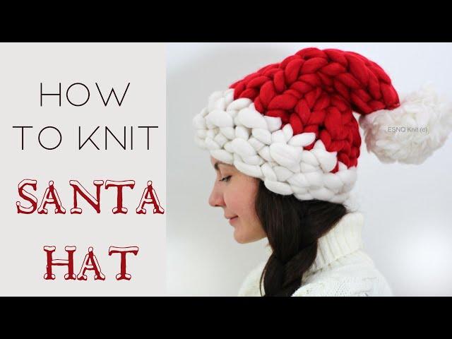 No Needles | The Most Incredible Santa Hat DIY Tutorial 