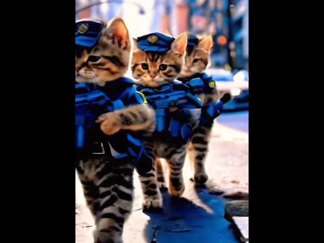 Soldiers cat meow motion ‍️ #shorts #cat #funny