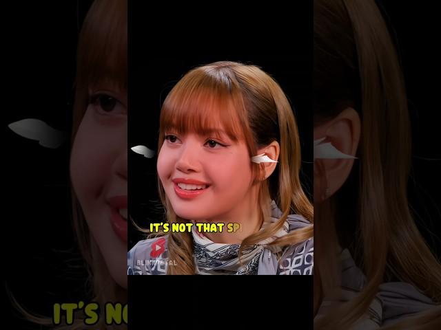Lisa didn't cry after eating such spicy food she's literally so strong! ️ #blackpink #lisa #shorts