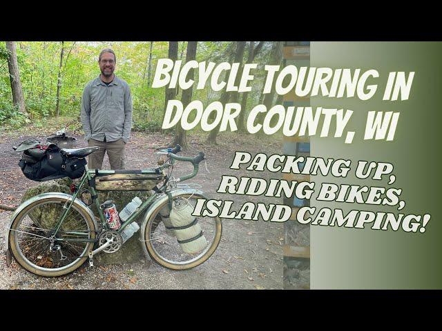 BICYCLE TOURING the EASY WAY - What to pack? How to pack it? Isn't Green Bay, WI the frozen tundra?