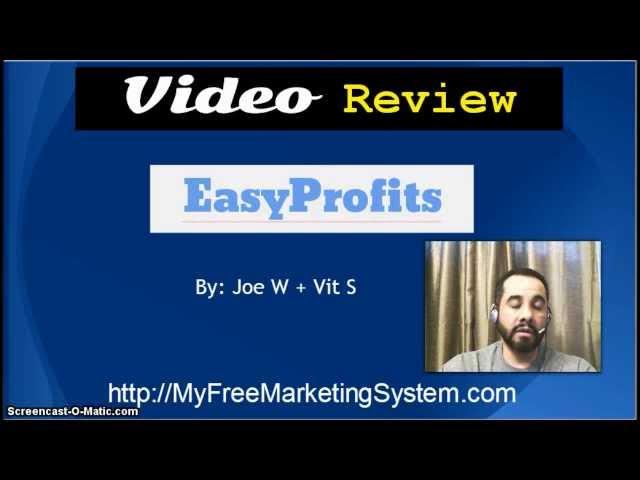 Easy Profits Review | Joe W + Vit S - Easy Profits