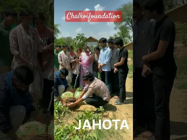 |RAJVEER SIR |JAHOTA VILLAGE | TREE PLANTATION |CHALKOI FOUNDATION|