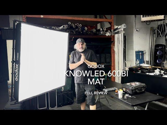 Gaffers Salon EP#21 - Godox Knowled 600 4'x4' Bi-color Mat - Full Review