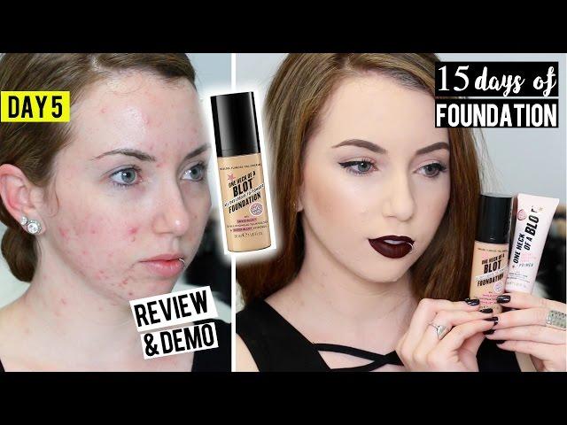 SOAP & GLORY ONE HECK OF A BLOT FOUNDATION { Review & Demo} 15 DAYS OF FOUNDATION