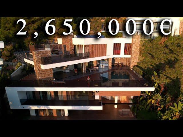 Touring €2,650,000 MODERN LUXURY HOME in Altea Hills with INSANE views!!