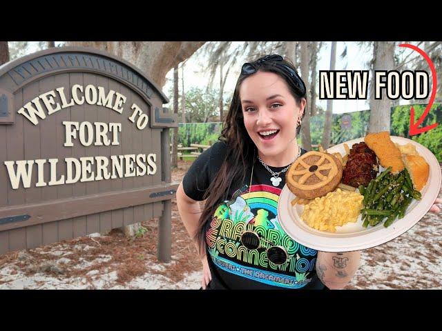 DISNEY'S FORT WILDERNESS NEW FOOD | TRAIL'S END MENU UPDATE AT DISNEY WORLD CAMPGROUNDS!