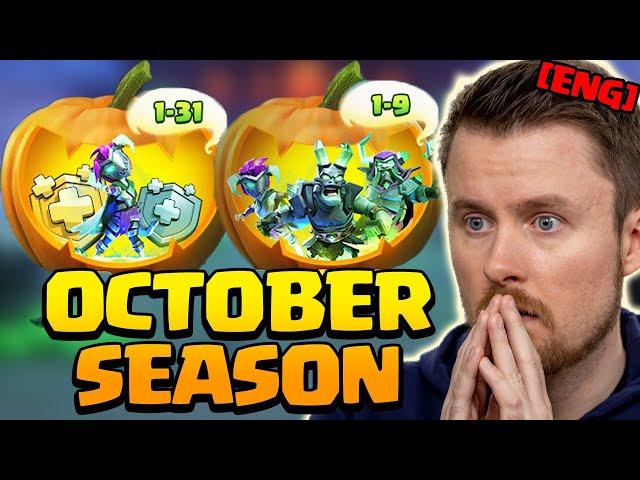 EVENTS, SKINS and NEW PASS CHANGES in the CLASHOWEEN Month (Clash of Clans)