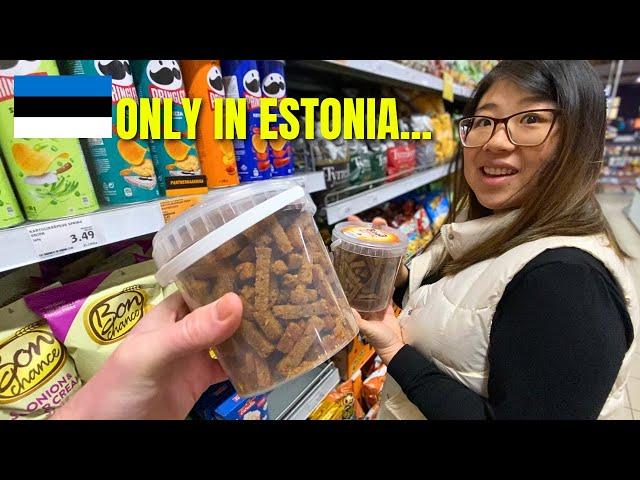 Full Supermarket Tour in ESTONIA (expensive?) 