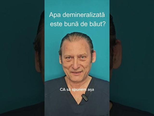 Apa demineralizata este buna de baut? https://www.foartebune.ro 