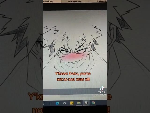 "BAKUGOU GETS DRUNK?!" meme MHA/BNHA • CookieKittyKat • (Credits- @gli.chee.flaw) #gaming #mha #bnha