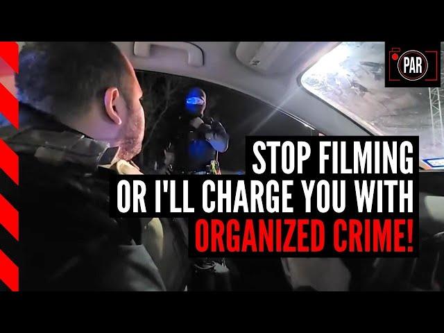 Cops want to turn cop watching into organized crime, but can they get away with it?