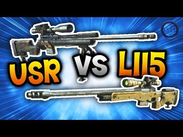 Call of Duty: Ghosts - USR vs L115! - BEST Bolt-Action SNIPER!