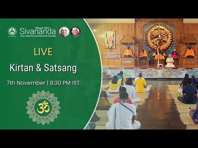 Live Kirtan & Satsang: Connect with the Divine from Sivananda Ashram, Kerala