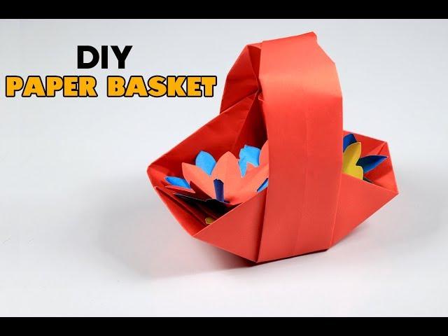 DIY Paper Basket | How to make a paper basket | Easy Paper Crafts