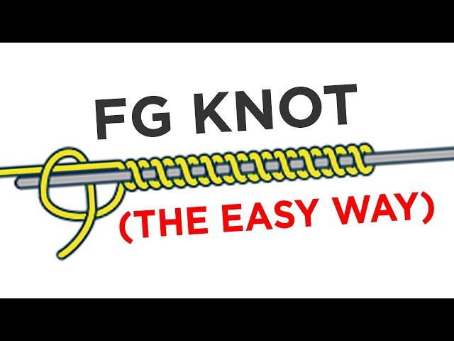 EASIEST Way to Tie the FG Knot (Braid To Leader/Lure Fishing Knot)