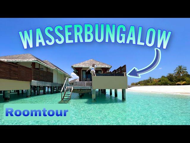 Unser WASSERBUNGALOW auf den MALEDIVEN  Roomtour