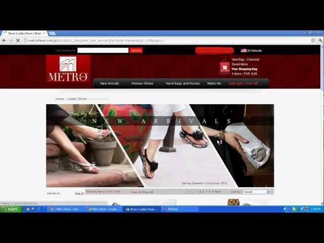 How to order online at metroshoes.com.pk