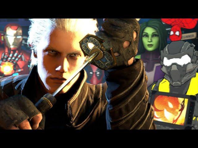 LORE ACCURATE VERGIL STOMPS MARVEL FOR $50 AND SOME DRIP | Marvel vs Capcom 3