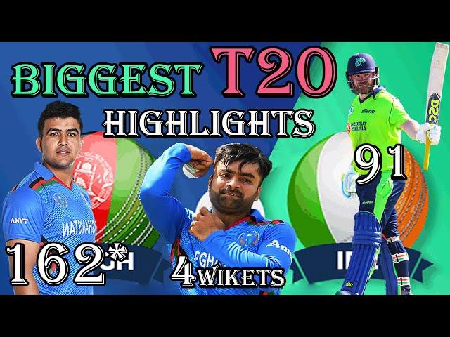 T20 Best Highlights || Afghanistan vs Ireland || T20 Record Score