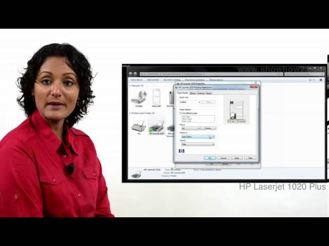 HP LaserJet 1020 Plus - Adjusting Printer Settings