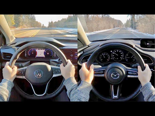 2022 Volkswagen Taos vs. Mazda CX-30 - POV Comparison