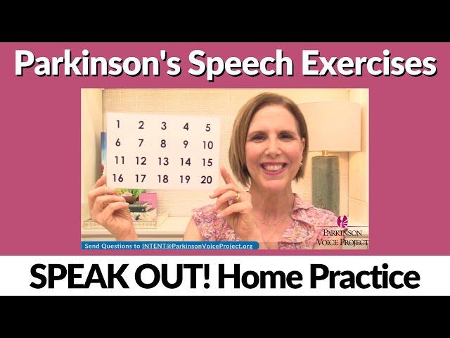 5/1/2024 Parkinson's Speech Exercises: May