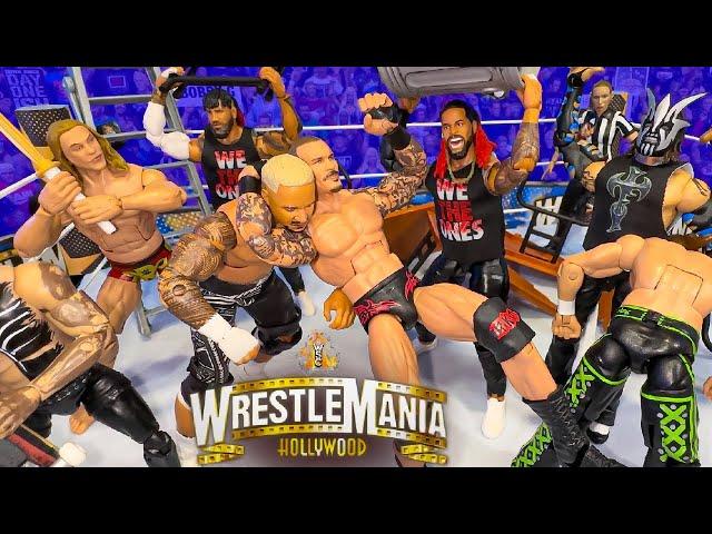 Usos vs Rk-Bro vs DX vs Darby Allin & Willow Action Figure Match! WrestleMania Hollywood