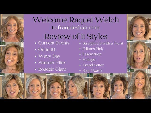 Welcome Raquel Welch to frannieshair.com - Review of 11 Wig Styles & a Sale!