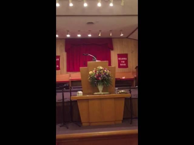 Brad Mount singing at Westside Baptist Church part 3