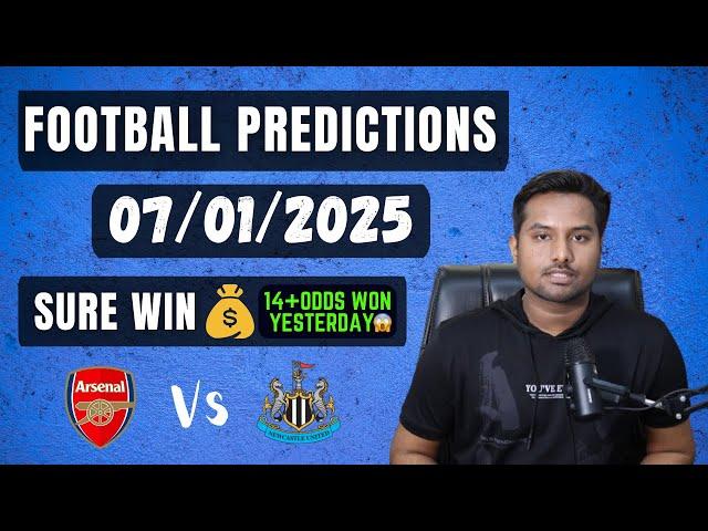 Football Predictions Today 07/01/2025 | Soccer Predictions | Football Betting Tips - EFL CUP Picks