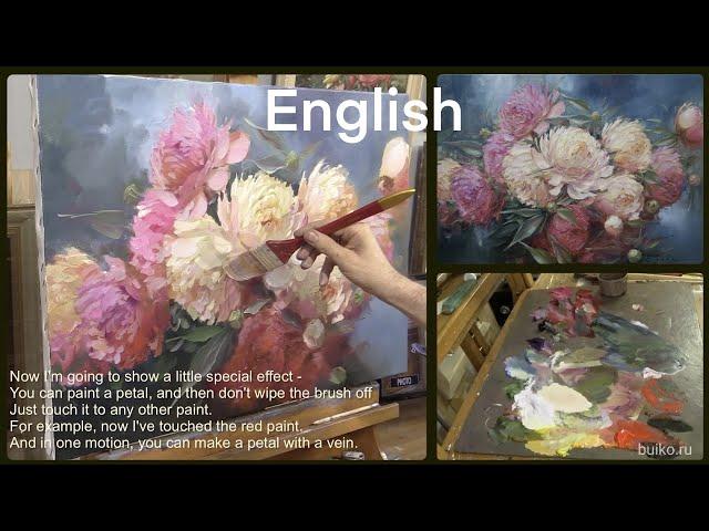 A detailed video about my flower painting brushes. English translation. Подробно о цветочных кистях.