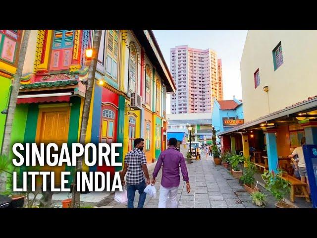 Little India Singapore - Kampong Glam, Tekka Area Streets | Walking Tour