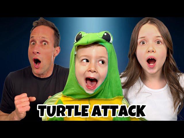 DAD SAVED A SNAPPING TURTLE! With BEHIND THE SCENES | The McCartys