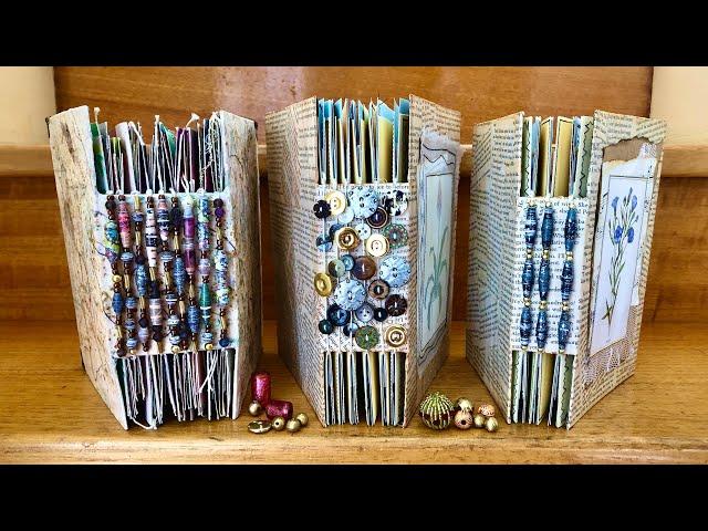 Exposed Spine Binding - Half Spine Junk Journal Tutorial