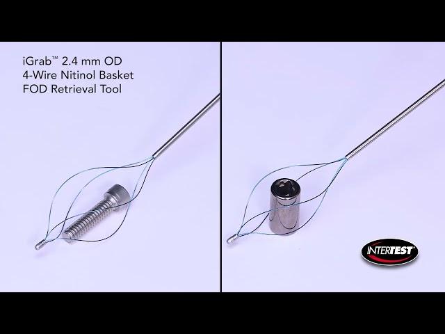 iGrab™ 2.4 mm 4-Wire Nitinol Basket FOD Retrieval Tools