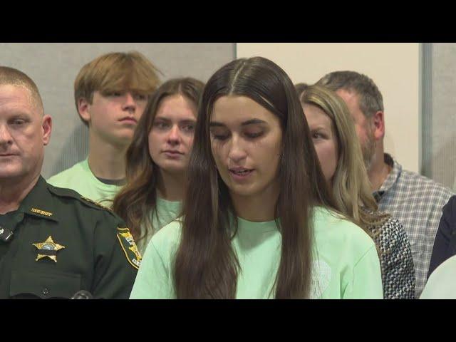 Madison Schemitz speaks after attacker sentenced to life; heroes who saved her honored with medal