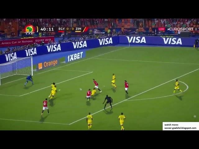 هدف المنتخب المصري ''محمود حسن تريزيجيه'' رووووووعة ادهش عصام الشوالي
