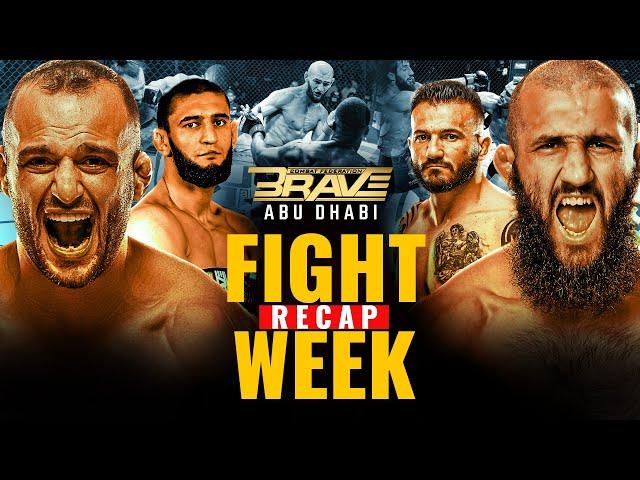 FIGHT WEEK RECAP | BRAVE CF 27 Abu Dhabi | FULL MMA EVENT RELIVE!