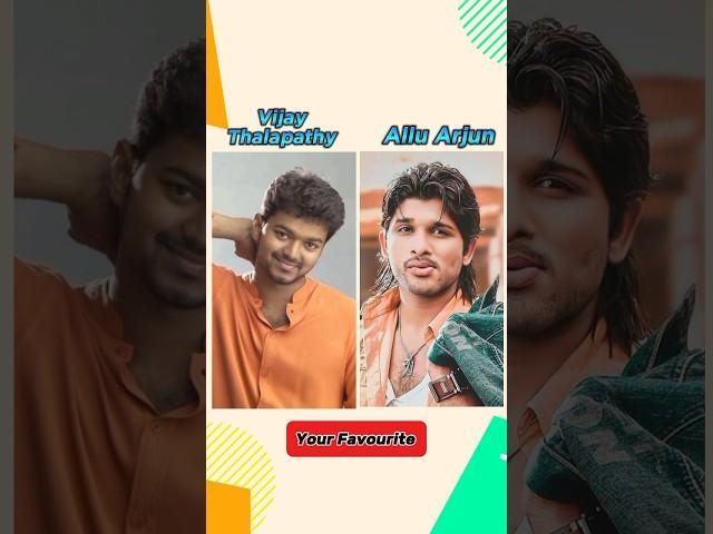 Vijay Thalapathy vs allu arjun life journey ️ #shorts #ytshorts #viral #vijay #alluarjun