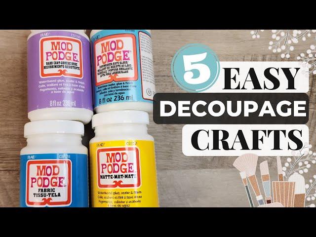 Ultimate Decoupage Tutorial: Creative Fabric, Napkins, and Tissue Paper Ideas!